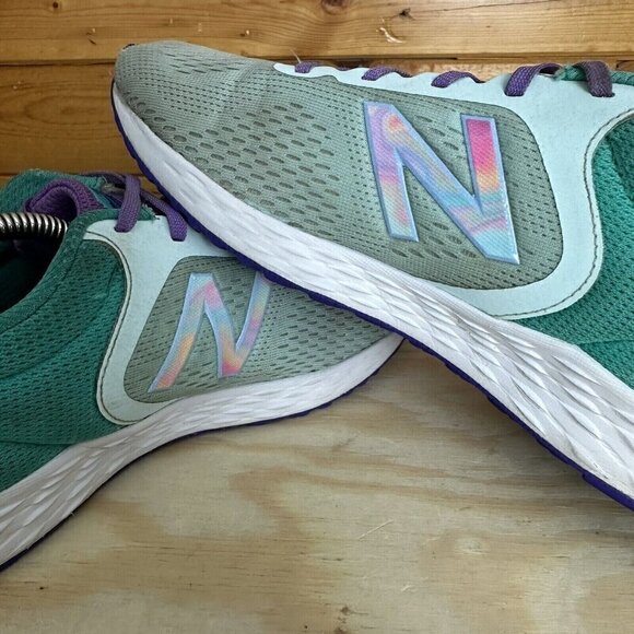 New Balance Fresh Foam Arishi V2 Teal Purple Athletic Shoes Womans 7.5 - Picture 4 of 8